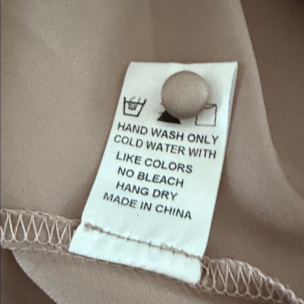 Urban Outfitters Satin Cowl Slip Dress - Taupe - Picture 6 of 7